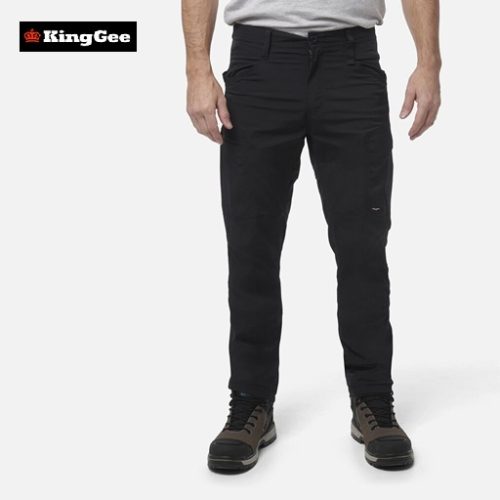 KING GEE- DRYCOOL LIGHTWEIGHT STRETCH CARGO PANTS (K13007) - BLACK, DUNE OR NAVY